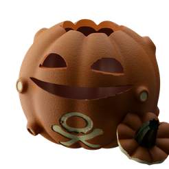 untitled.png Archivo STL KOFFING CALABAZA FANART HALLOWEEN・Objeto imprimible en 3D para descargar