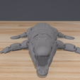 2_001_003.png Crocodile - ARTICULATING FLEXI WIGGLE PET, PRINT IN PLACE