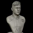 07.jpg Neymar Jr 3D Portrait Sculpture
