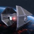 2.jpg STAR WARS TIE INTERCEPTOR – Highly detailed & fully printable – Cockpit & openable hatch – With instructions