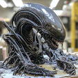 Xenomorph_head.png Xenomorph Bust 3D Model - HD Version