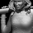 18.jpg Harley Quinn Suicide Squad Model Printing Miniature Assembly File STL-OBJ for 3D Printing two size 1: 4 for FDM-FFF 1: 10 for DLP-SLA-SLS