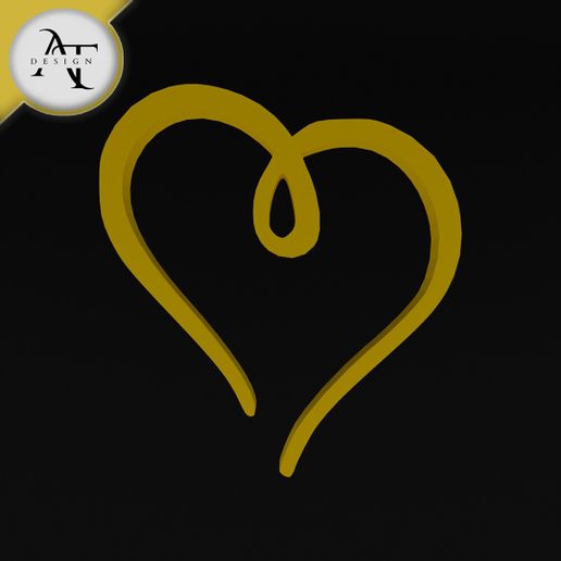 Free STL file Heart - Version 13 💜 ・3D printer model to download・Cults