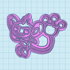 190-Aipom.png STL file Pokemon: Aipom Cookie Cutter・3D printing design to download