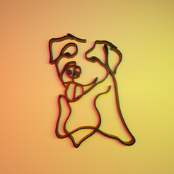 dog.png Archivo STL dog frame・Idea de impresión 3D para descargar, Lartis16