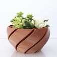 Vase_01_Bronze_01.jpg Macetero - Planter - - Jardinera impresa en 3D - 3D printed planter