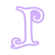 L_Ucase.stl Tinker Bell - cookie cutter alphabet cursive letters - set cookie cutter