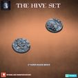 720X720-hivesetdiapo-5.jpg 3D file The Hive Set Bases (Pre-supported)・Template to download and 3D print