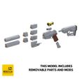 2.jpg Fallout Weapons Bundle - 3 Printable models - STL + CAD + OBJ - Commercial Use