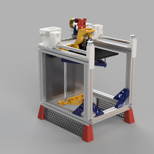 Free STL file Dns D1 3D Printer Middle Right Panel Attach 🖨️ ・3D print ...