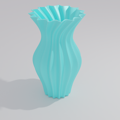 RENDER-1.png Free STL file Textured vase・3D print design to download