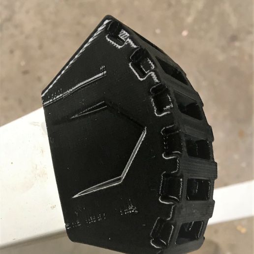 End caps for Tubesca step ladder 50x22 3D model