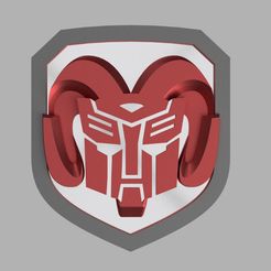 Autobot-Dodge-Ram-logo.jpg Dodge Ram Transformers Autobot emblem / logo (front)