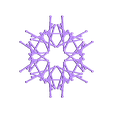 Snowflake Small 043.stl 100 Snowflakes