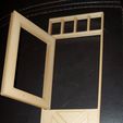eT Pe a 1/12 Hinged dollhouse door (Hinged model No.8)