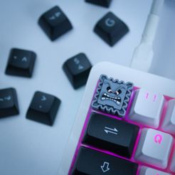 779961A8-0EE6-4753-B2EB-90225A135472.jpeg STL file Thwomp! Keycap・3D printing idea to download