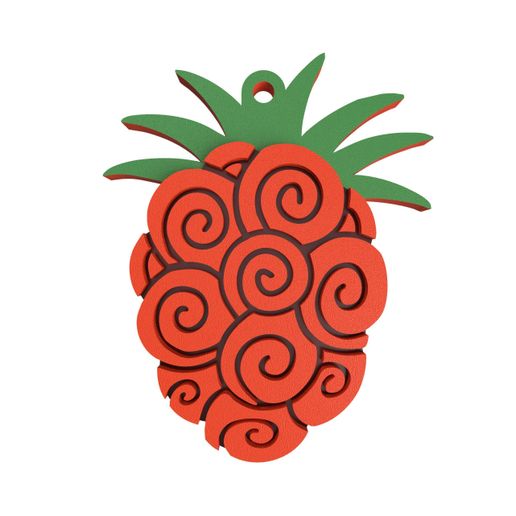 ONE PIECE - BARA BARA BARA BUGGY AKUMA NO MI - Keychain 3D model