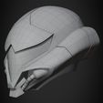 SamusPowerHelmetClassicWire.jpg Metroid Samus Aran Power Suit Helmet for Cosplay