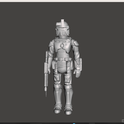 Screenshot-517.png Fichier STL CYLO FETT, BOBA FETT BATTLESTAR GALACTICA CYLON, VINTAGE CUSTOM STAR WARS ACTION FIGURE, KENNER 3.75", 5 POA, 1/18・Plan pour imprimante 3D à télécharger