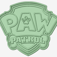 Paw-Patrol-escudo-1_e.png Paw Patrol cookie cutter shield