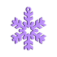 Snowflake 7.stl Snowflake Garlands/ Guirnaldas de Guirnaldas de flaos de nieve
