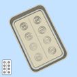 58-1.jpg Science and technology cookie cutters - #58 - pills blister pack