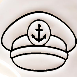Unbenannt.png Captain Hat Cookie Cutter Sea Boat
