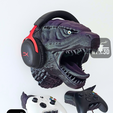 Picture-2025-10-11T133650.618.png Godzilla Head Wandhalterung für Controller und Headset / Keine Halterungen