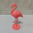FlamingoGlued.jpg Flamingo Low Poly