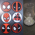 Sans-titre2.png 6 Coaster Deadpool / Spider-Man