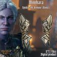 pre.jpg Fantasy Minthara Spidersilk Gloves Armor Baldrurs Gate 3 STL