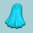 g2.png Halloween Molding A03 Ghost - Chocolate Silicone Mold