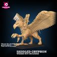 griphonsaddled01.jpg Saddled Griffin for Any Astride Wizards