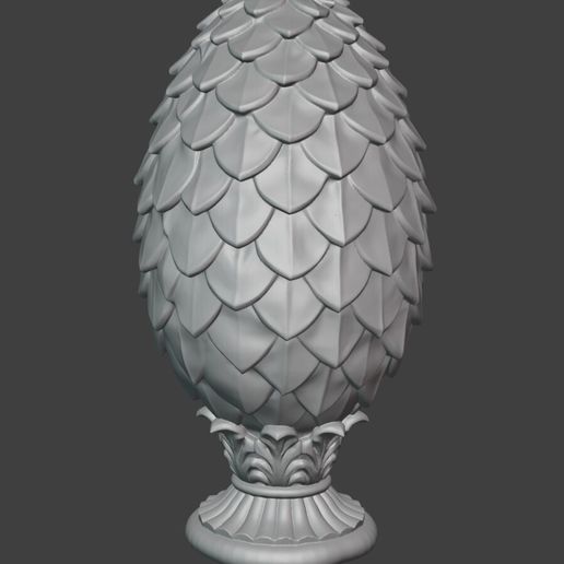 mod-le-3d-de-l-pi-de-fa-tage-de-l-artichaut-du-dragon-architectural
