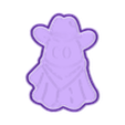 2 (103).stl Halloween Western Ghosts Cookie Cutter Set