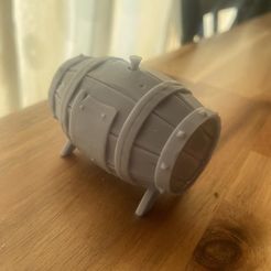 Modèle d'impression 3D du tonneau de poudre à canon de Sea of Thieves