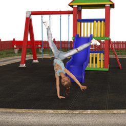 kidgirl3.png Download STL file kid girl cart wheel play park 1 • 3D printable object, gigi_toys