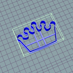 1.png Fichier STL Diadème - Couronne - Coupe-biscuits・Objet pour imprimante 3D à télécharger, Josualuis