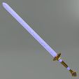 01.jpg KPop Demon Hunters HUNTRIX Rumi Sword. Cartoon, movie, props, cosplay