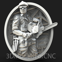 1.png 3D file 3D Model STL File for CNC Router Laser & 3D Printer Builder with Chainsaw・3D printer design to download