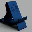 napoles2.jpg phone stand with napoli logo