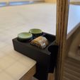 Double-Pool-Cue-Holder-with-Round-Chalk-Slots-Angled,-Black.jpg Double Cue Holder with Round Chalk Slot