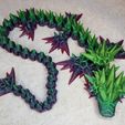 Dragon de mer Void, animal de compagnie articulé et flexible, impression en place, serpent de fantaisie.