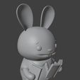 9-2.jpg Set Librarian Bunny Boy Figurine