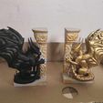 Dragon Bookends, Shelf Decor