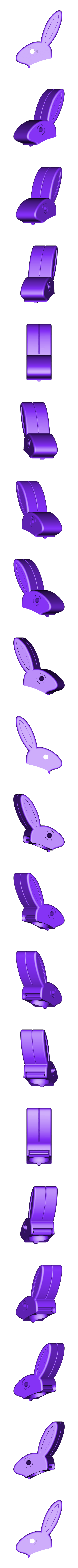 2part_-_A_head.stl Ostereierspender Hase
