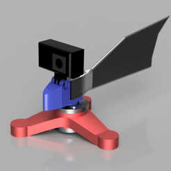 Screenshot-2023-09-16-192449.png 3MF-Datei Spinner Flag Windfahne für Action Kamera im Auto - Drifting・3D-druckbare Vorlage zum herunterladen
