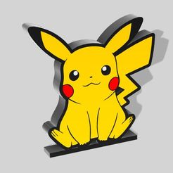 Pikachu_1.jpg Archivo 3MF Lámpara Pikachu・Plan imprimible en 3D para descargar