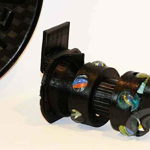 Makerbot Low friction spool holder for glass marbles - 3D model önizlemesi