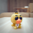 chica-chaveiro1.png CHICA FIVE NIGHTS AT FREDDY'S KEYCHAIN